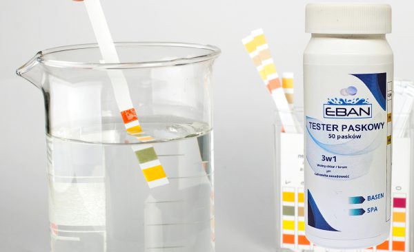 Tester paskowy 3w1 — chlor, pH, zasadowość