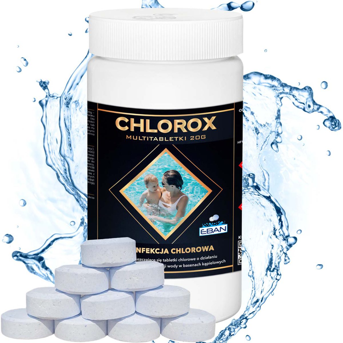Chlorox Multi tabletki chlorowe 20g 1kg dezynfekcja chlorowa EBAN