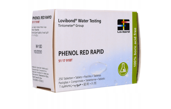Phenol Red Rapid — tabletki do testera pH