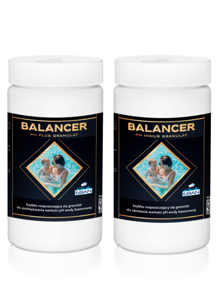 Zestaw Balancer pH minus 1,5 kg + pH plus 1 kg