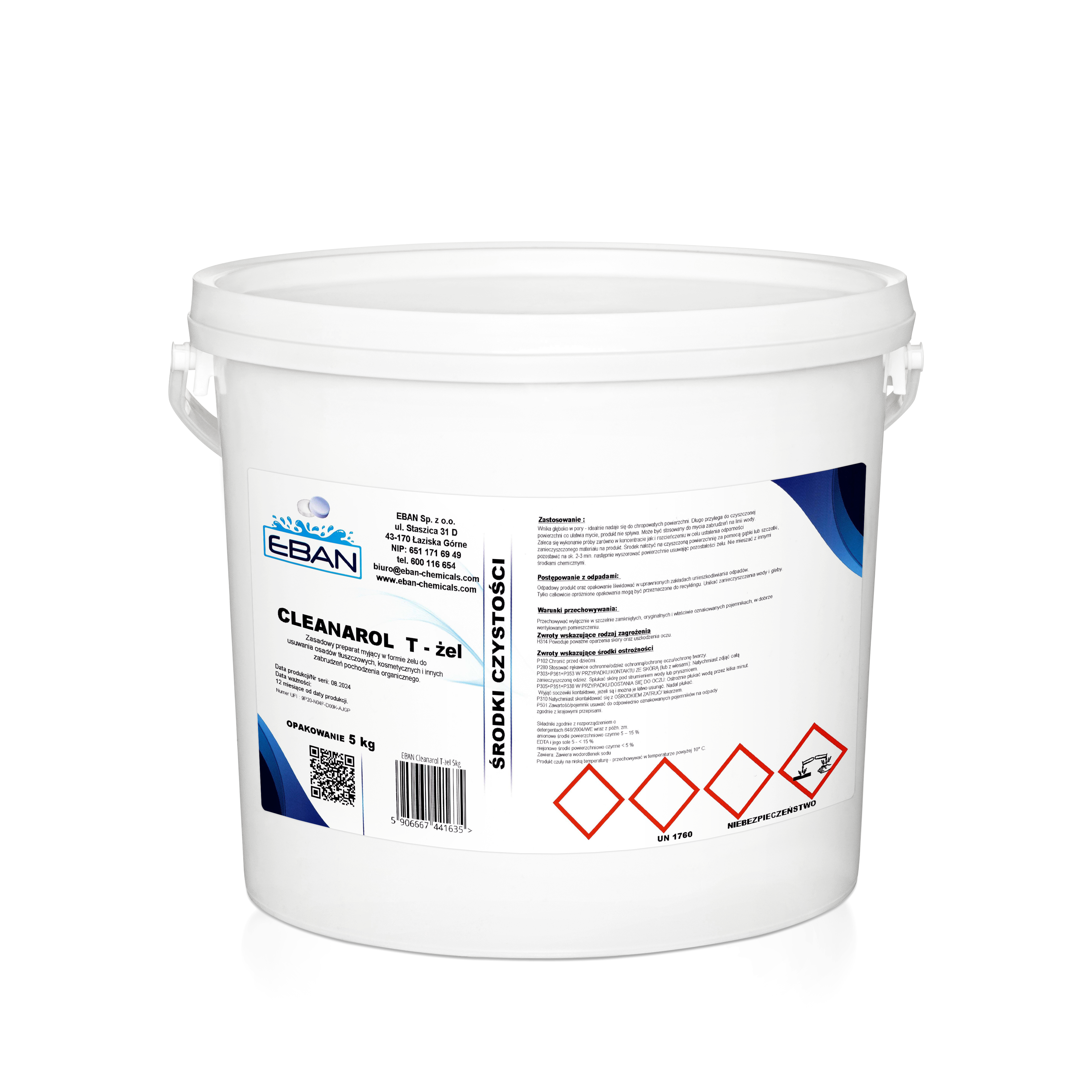 Cleanarol T żel 5kg EBAN
